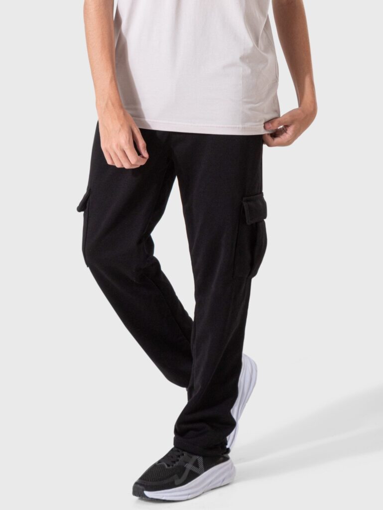 سويت بانتس رجالى فاشون وايد ليج – أسود